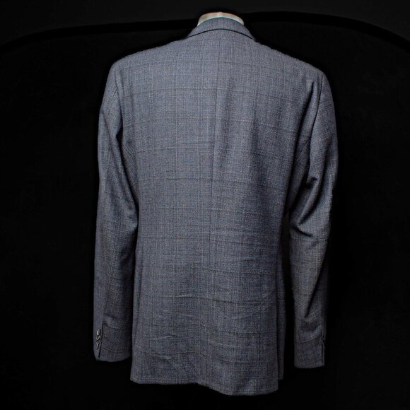 Mens Wool Blazer Jacket Gray | Size 42 L | Hugo Boss - Picture 4 of 8